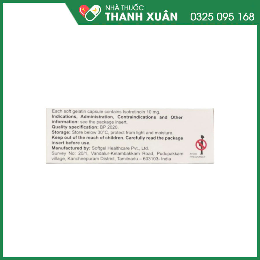 Tilbec 10 thuốc điều trị các dạng mụn trứng cá nặng